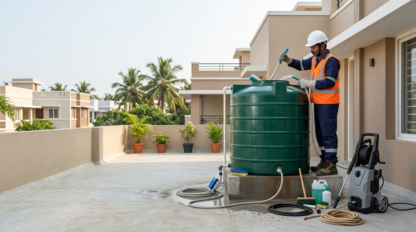 Water Tank Cleaning in Puducherry